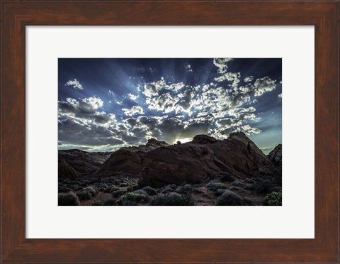 Framed Valley Of Fire 2 Print