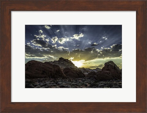 Framed Valley Of Fire 4 Print