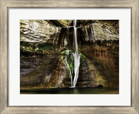 Framed Calf Creek Falls Crop Print