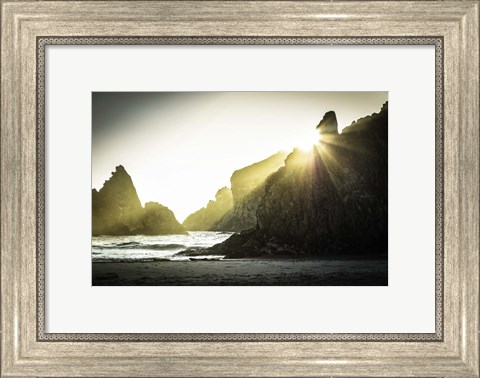 Framed Bandon Beach Print
