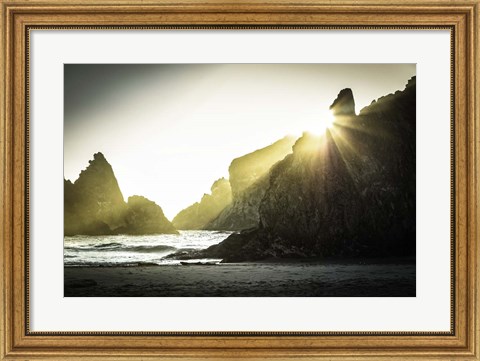 Framed Bandon Beach Print