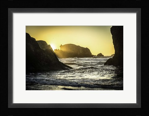 Framed Bandon Beach 3 Print