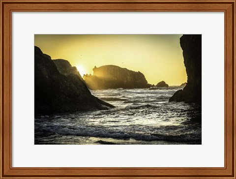 Framed Bandon Beach 3 Print