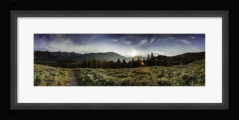 Framed Yellowstone Landscape Print