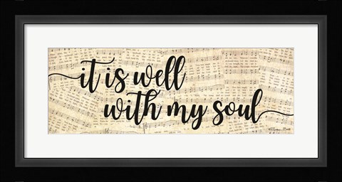 Framed It is Well with My Soul Print