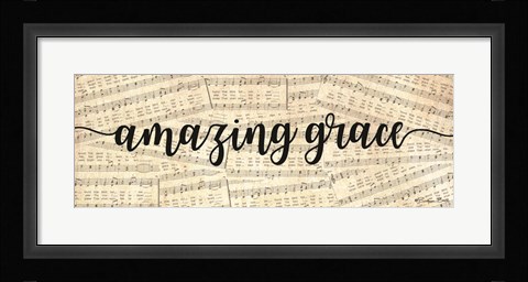 Framed Amazing Grace Print