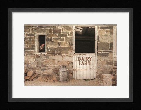 Framed Dairy Farm Print
