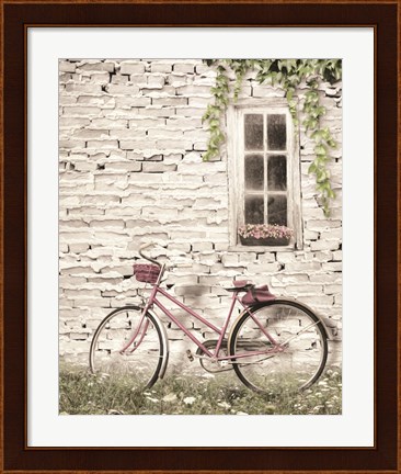 Framed Ready for a Bike Ride Print