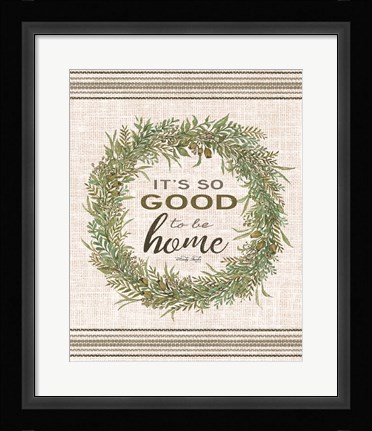 Framed It's So Good Wreath Print