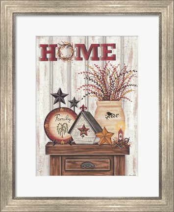 Framed Home &amp; Family Print