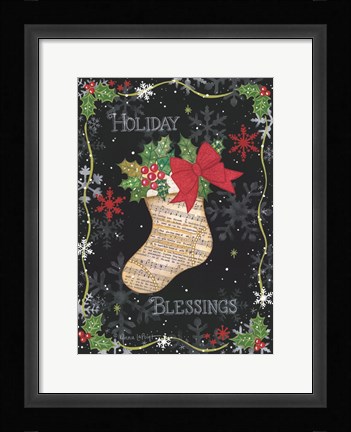 Framed Holiday Blessings Print