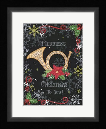 Framed Merriest Christmas Print