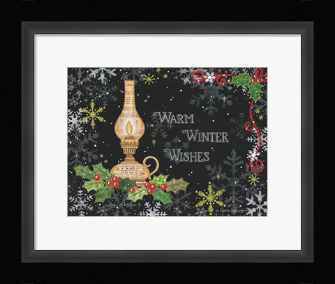 Framed Warm Winter Wishes Print