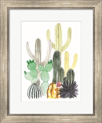 Framed Cacti Party Print