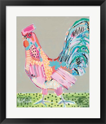 Framed Cluck Norris Print
