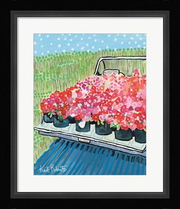 Framed June Blooms Print