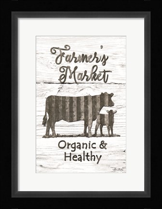 Framed Farmer's Market Print
