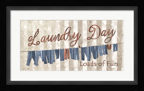 Framed Laundry Day Print