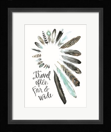 Framed Travel Often Far and Wide Print