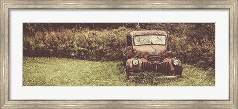 Framed Rusty Clearing Print