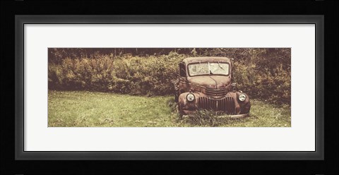 Framed Rusty Clearing Print