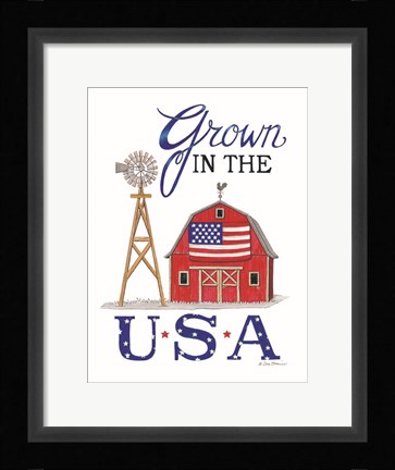 Framed Grown in the U.S.A. Print