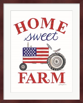 Framed Home Sweet Farm Print