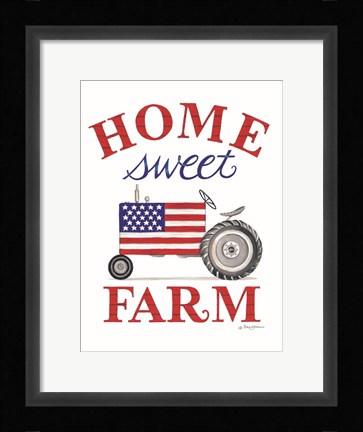 Framed Home Sweet Farm Print