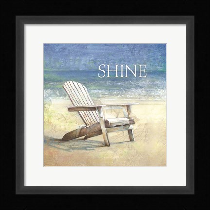 Framed Coastal Shine Print