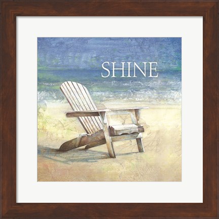 Framed Coastal Shine Print