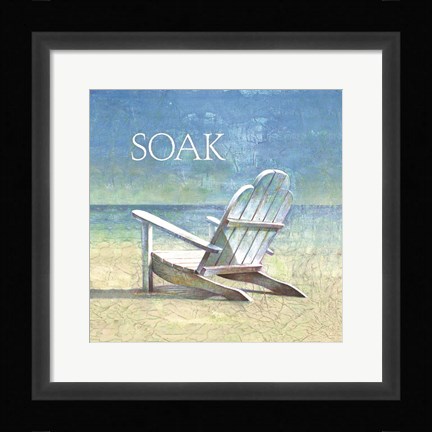 Framed Coastal Soak Print