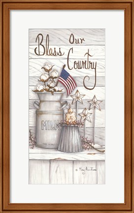 Framed Bless Our Country Print