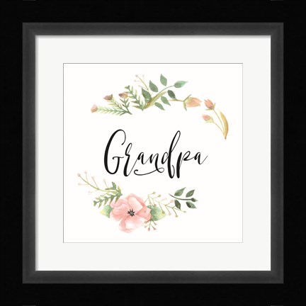 Framed Grandpa Print