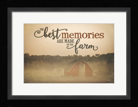 Framed Farm Memories Print