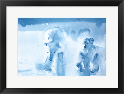 Framed Ice Bears Print
