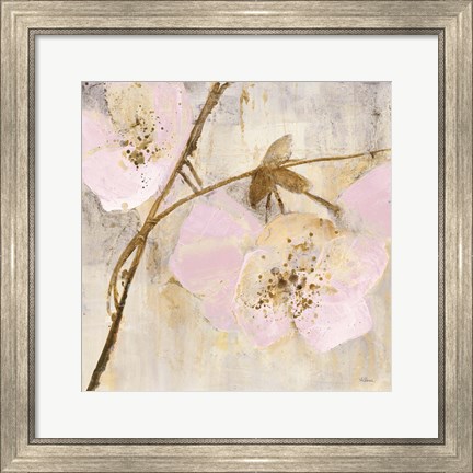 Framed Elegance II Pink Print