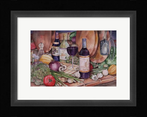Framed Gourmet Night Print