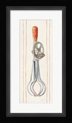 Framed Floursack Kitchen II Print