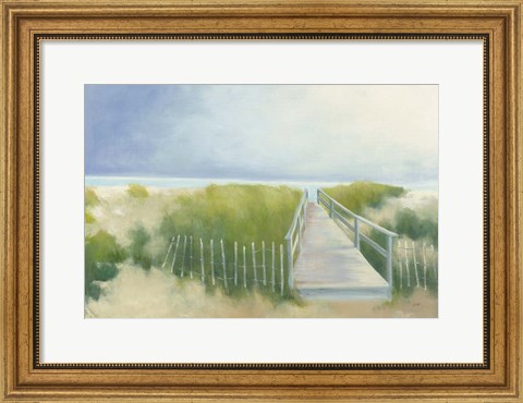 Framed Beach Walk Print