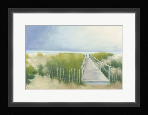 Framed Beach Walk Print