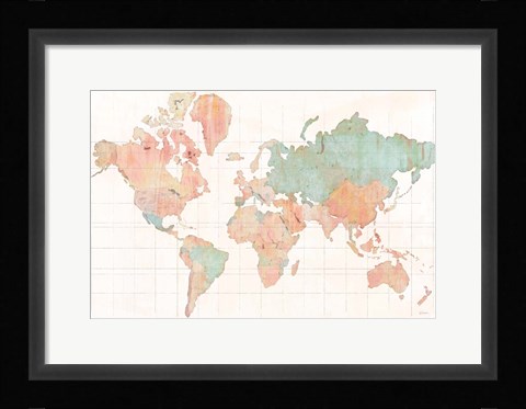 Framed Across the World Print