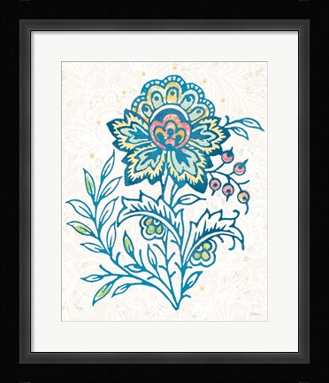 Framed Kala Flower IV Print