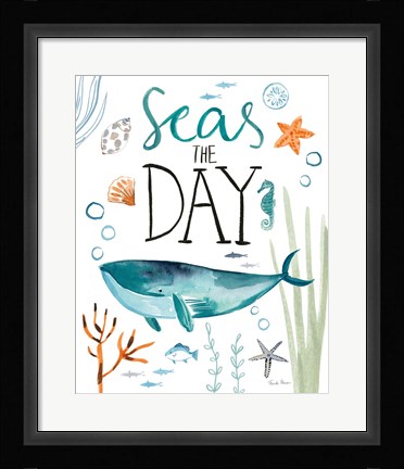 Framed Whale Tale II Print