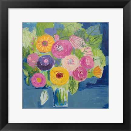 Framed Happy Bouquet Print