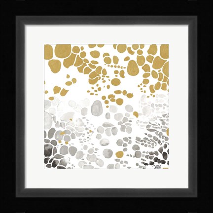 Framed Speckled Trio II Print