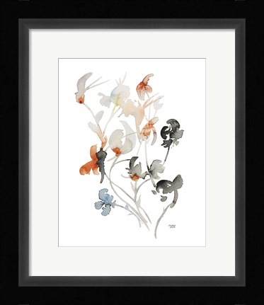 Framed Watercolor Botanical I Print