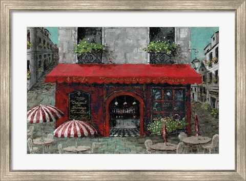 Framed Cafe Monmartre Print