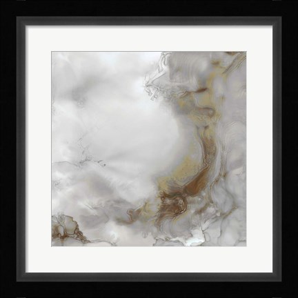 Framed Portland Skies Square Trio II Print