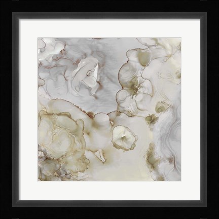 Framed Portland Skies Square Trio III Print