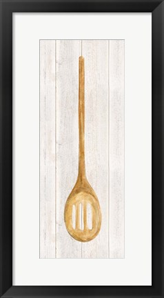 Framed Vintage Kitchen Wooden Spoon Print